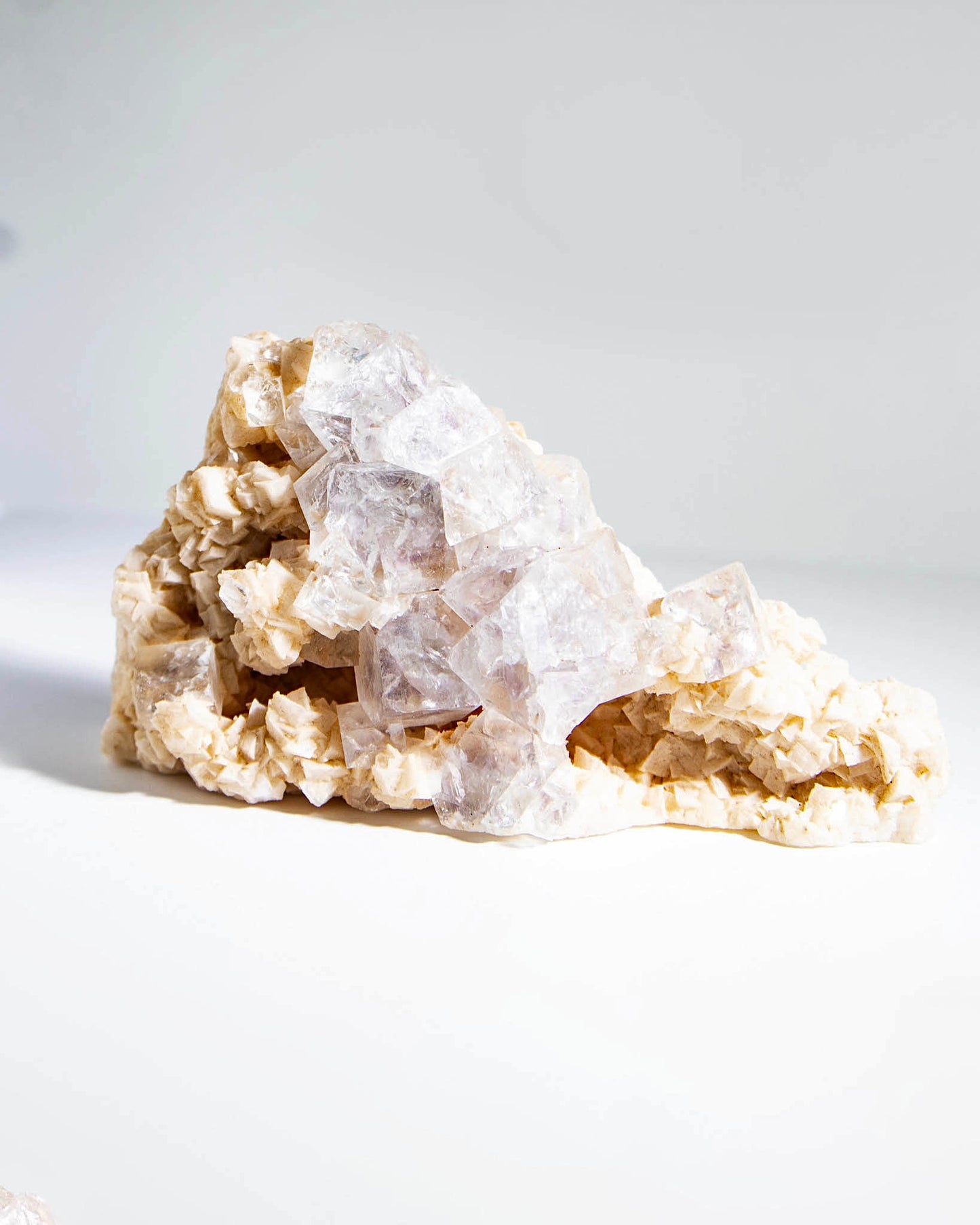Fluorite with Dolomite - Emilio Mine, Asturias, Spain