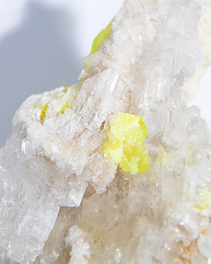Sulfur and Aragonite on Gypsum - Sicily, Italy