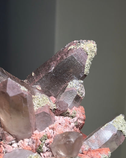 埃及煙晶標本非常稀有smoky quartz specimens from Mount Sinai, Egypt are exceptionally rare.They embodies grounding and protective energy—supporting focus, emotional stability, and a calm return to the present moment. 