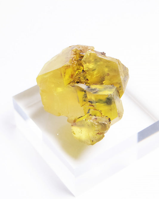 義大利自然硫磺｜稀有罕見收藏級礦標
Italian Native Sulfur | Rare Collector-Grade Mineral Specimen