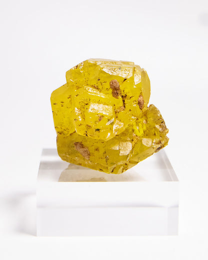 義大利自然硫磺｜稀有罕見收藏級礦標Italian Native Sulfur | Rare Collector-Grade Mineral Specimen