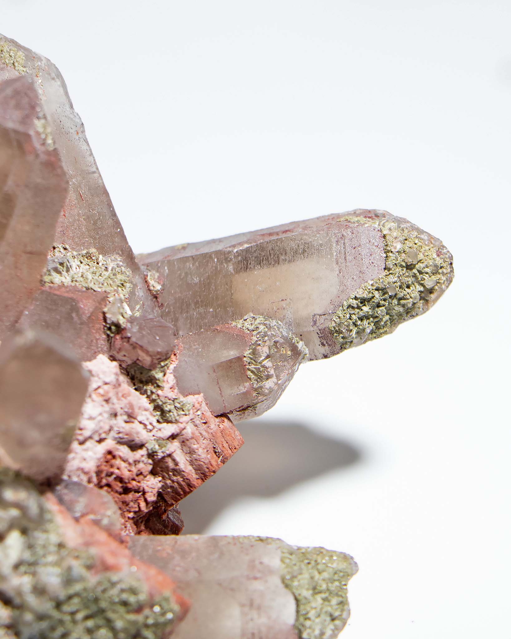 埃及煙晶標本非常稀有smoky quartz specimens from Mount Sinai, Egypt are exceptionally rare.They embodies grounding and protective energy—supporting focus, emotional stability, and a calm return to the present moment. 