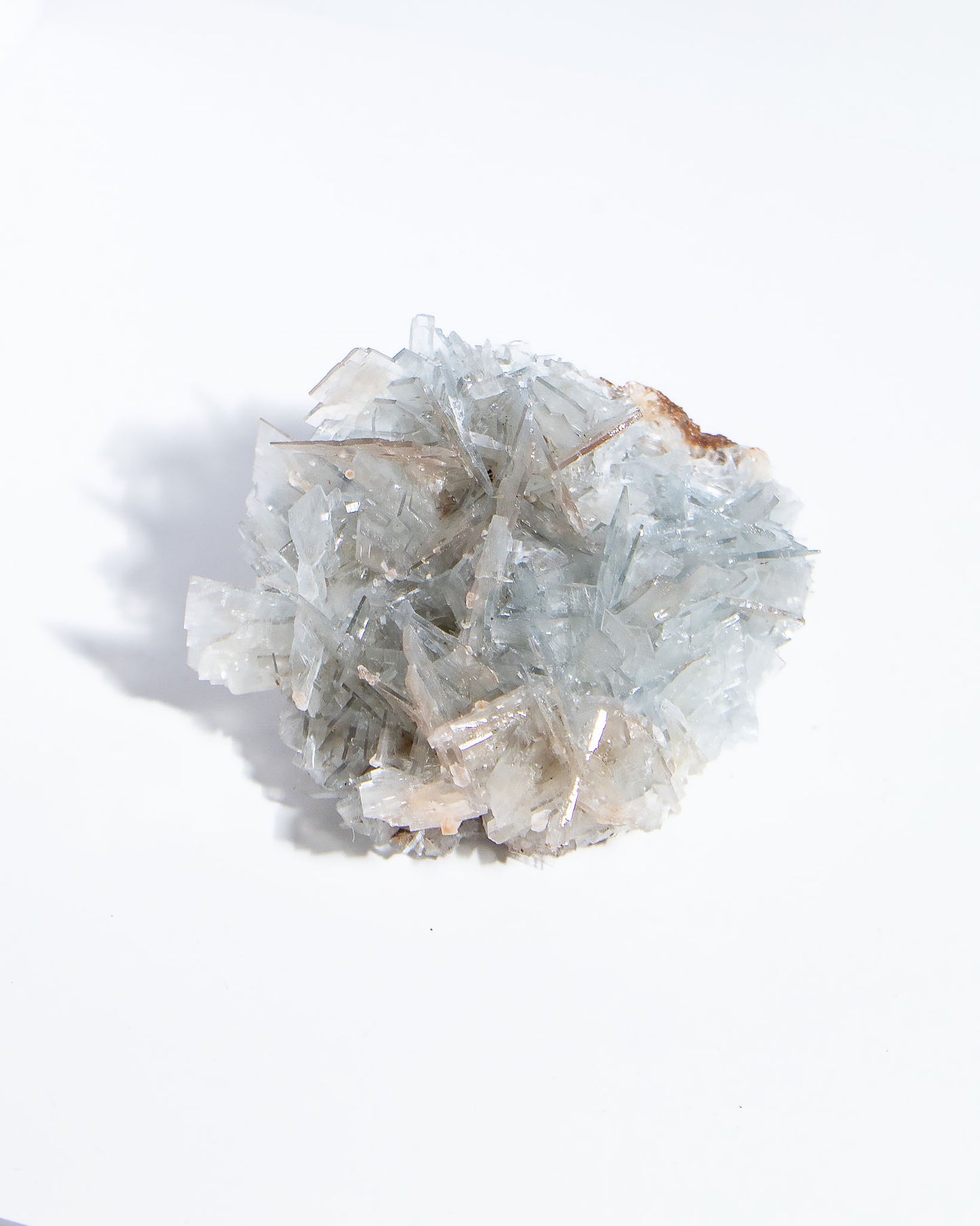 西班牙重晶石 Barite｜San Jorge 礦區天藍板狀晶體標本 Spanish Barite sky-blue tabular crystals San Jorge Mines Murcia Spain