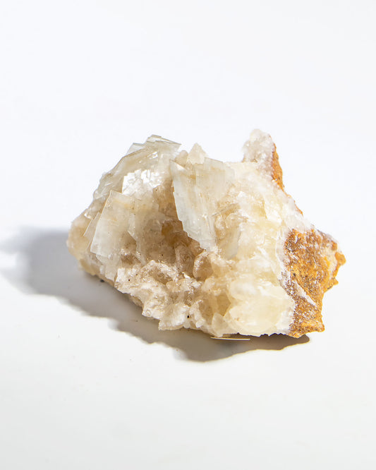 西班牙重晶石 Barite｜San Jorge 礦區鵝黃色板狀晶體標本 Spanish Barite yellow tabular crystals San Jorge Mines Spain