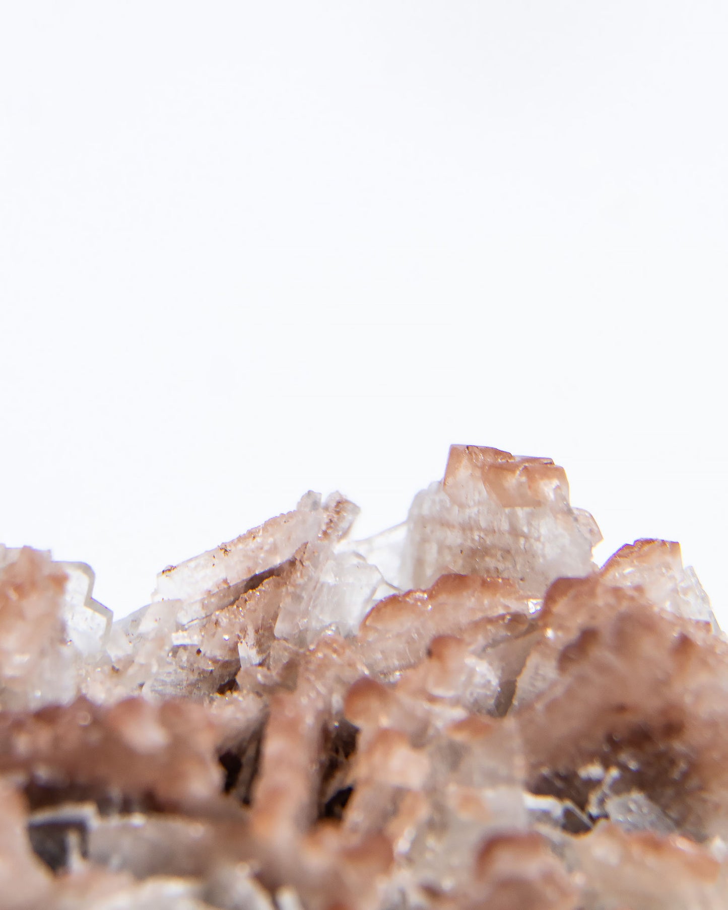 西班牙重晶石 Barite｜San Jorge 礦區灰藍棕粉共生板狀晶體標本 Spanish Barite grey-blue blush-pink tabular crystals San Jorge Mines Spain