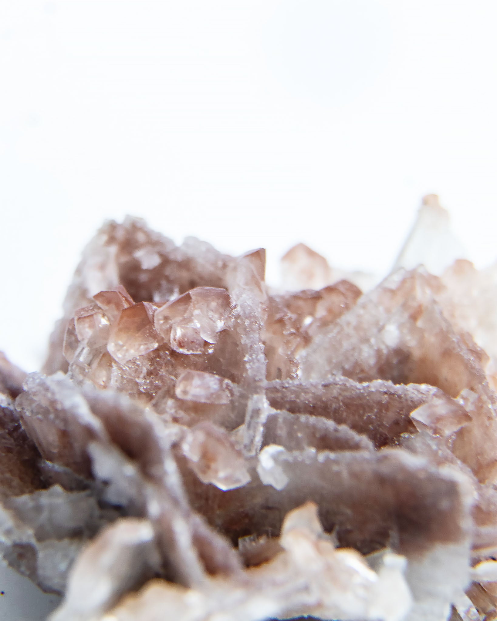 西班牙重晶石 Barite｜San Jorge 礦區灰藍棕粉共生板狀晶體標本 Spanish Barite grey-blue blush-pink tabular crystals San Jorge Mines Spain