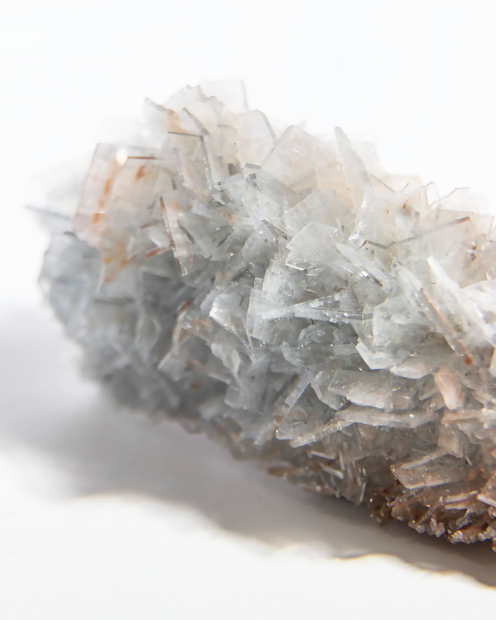 西班牙重晶石 Barite｜San Jorge 礦區灰藍板狀晶體標本 Spanish Barite grey-blue  tabular crystals San Jorge Mines Spain