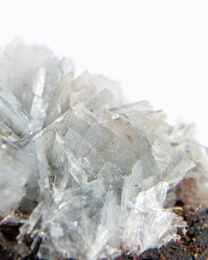 西班牙重晶石 Barite｜San Jorge 礦區灰藍板狀晶體標本 Spanish Barite grey-blue  tabular crystals San Jorge Mines Spain