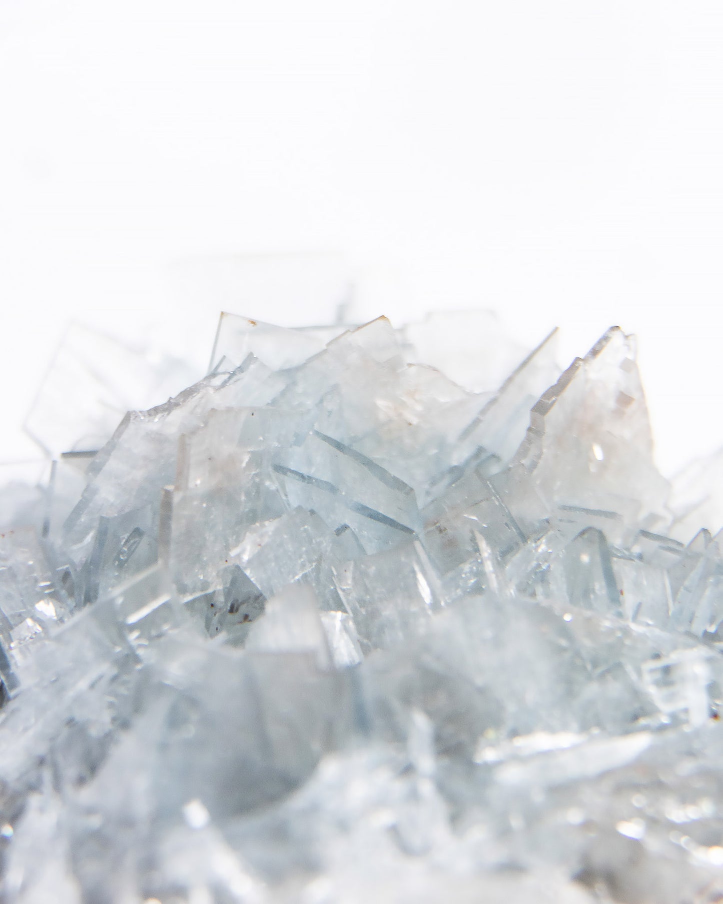 西班牙重晶石 Barite｜San Jorge 礦區天藍板狀晶體標本 Spanish Barite sky-blue tabular crystals San Jorge Mines Murcia Spain
