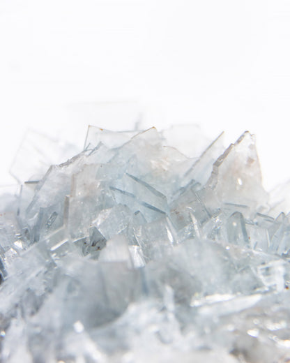 西班牙重晶石 Barite｜San Jorge 礦區天藍板狀晶體標本 Spanish Barite sky-blue tabular crystals San Jorge Mines Murcia Spain
