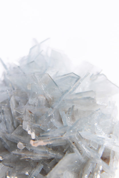 西班牙重晶石 Barite｜San Jorge 礦區天藍板狀晶體標本 Spanish Barite sky-blue tabular crystals San Jorge Mines Murcia Spain