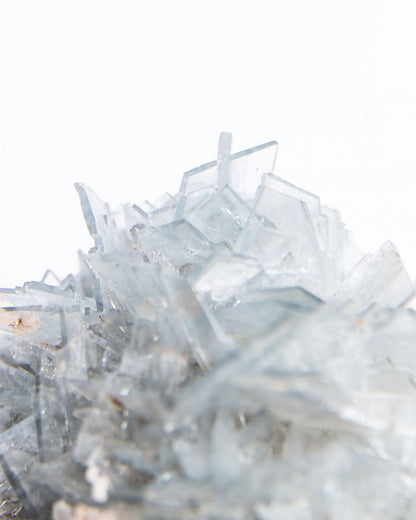 西班牙重晶石 Barite｜San Jorge 礦區天藍板狀晶體標本 Spanish Barite sky-blue tabular crystals San Jorge Mines Murcia Spain