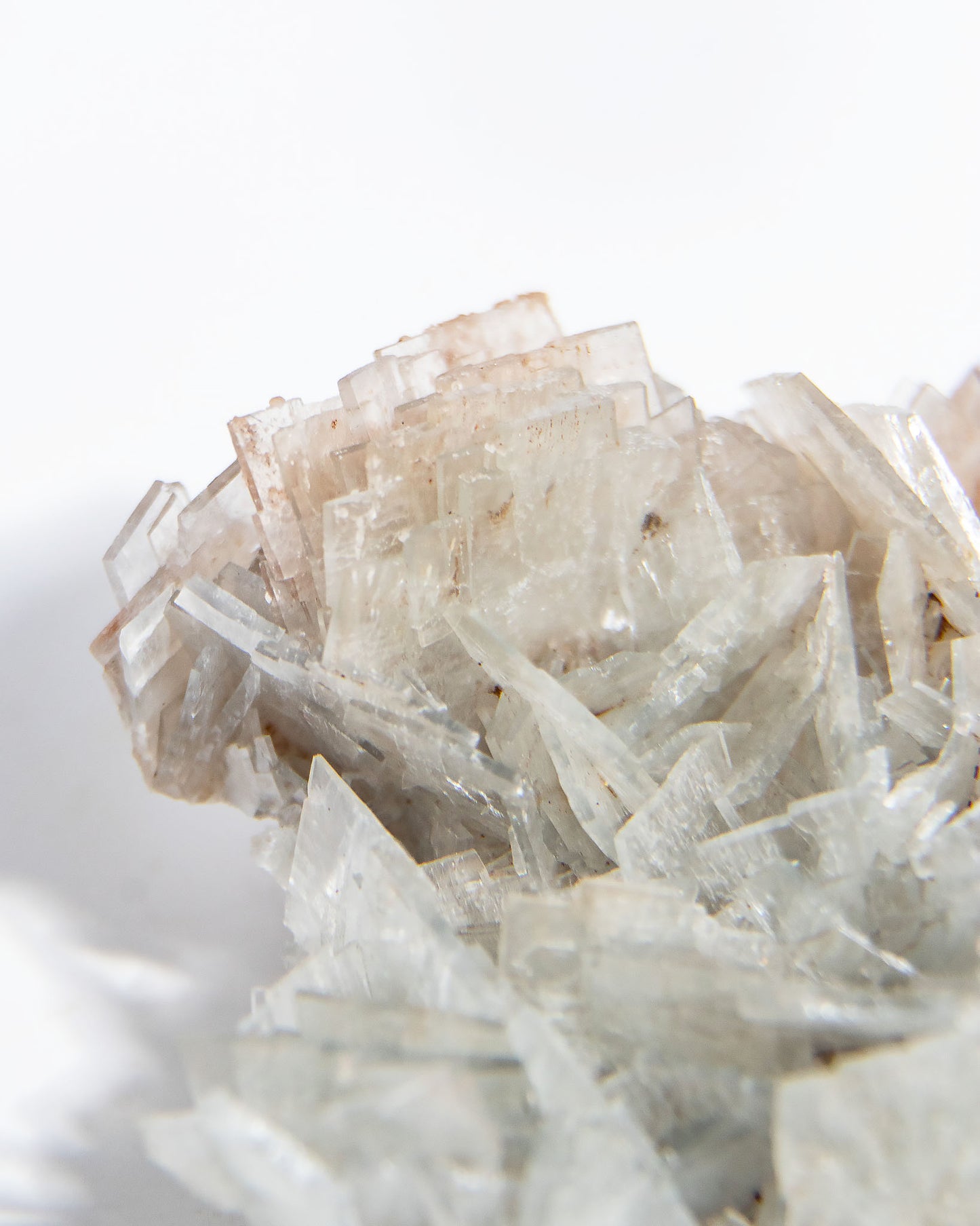 西班牙重晶石 Barite｜San Jorge 礦區灰藍板狀晶體標本 Spanish Barite grey-blue  tabular crystals San Jorge Mines Spain