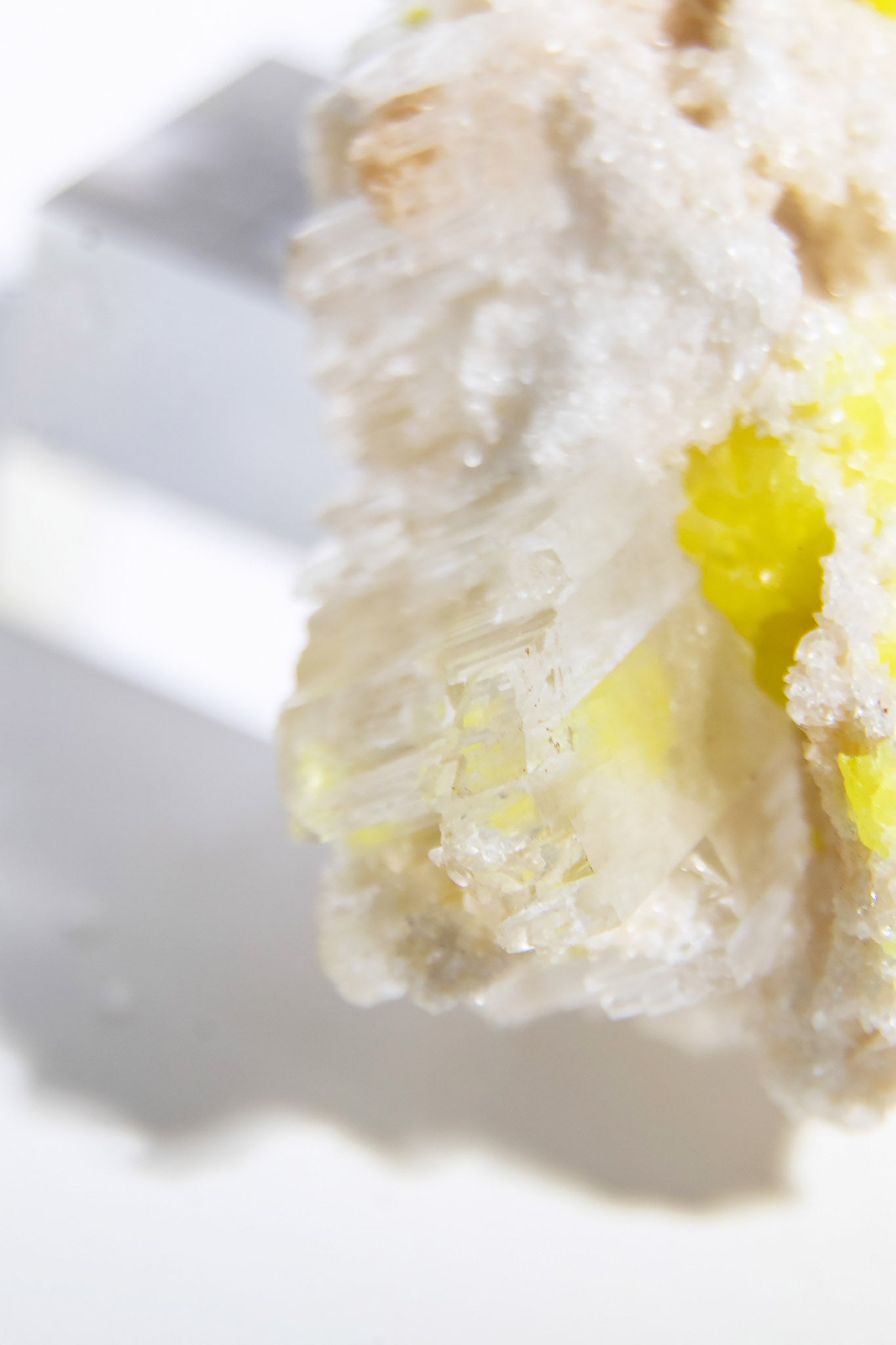 Sulfur and Aragonite on Gypsum - Sicily, Italy