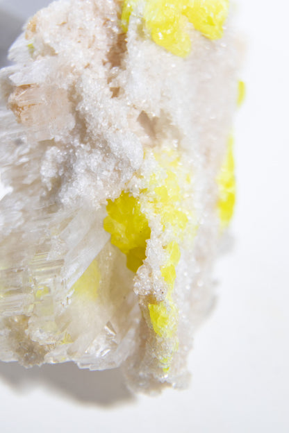 Sulfur and Aragonite on Gypsum - Sicily, Italy