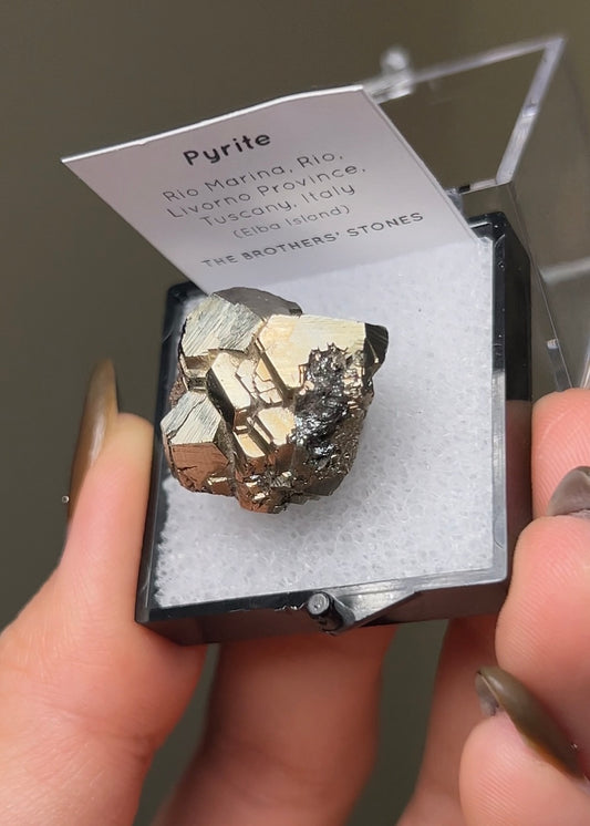 黃鐵礦 - 義大利厄爾巴島