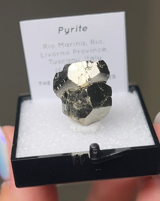 黃鐵礦 - 義大利厄爾巴島