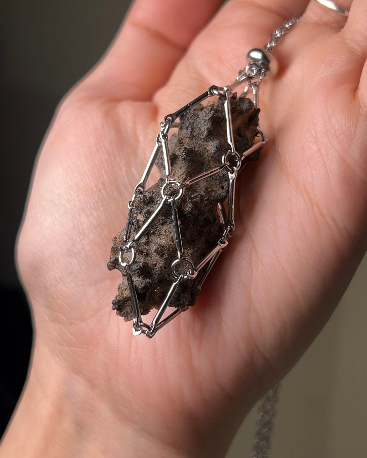 [不挑·鋼鍊款]閃電化石 - 撒哈拉沙漠