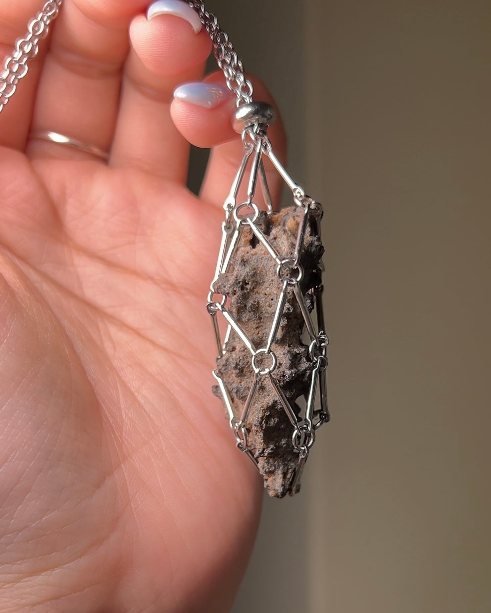 [不挑·鋼鍊款]閃電化石 - 撒哈拉沙漠