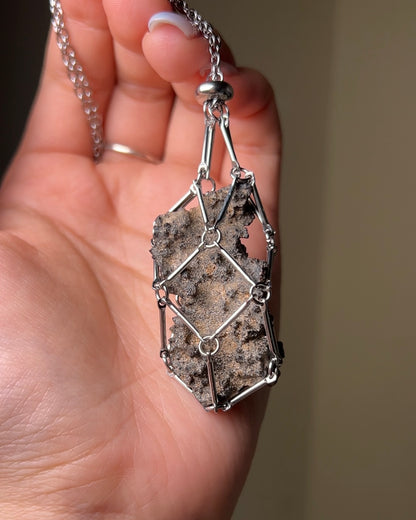 [不挑·鋼鍊款]閃電化石 - 撒哈拉沙漠