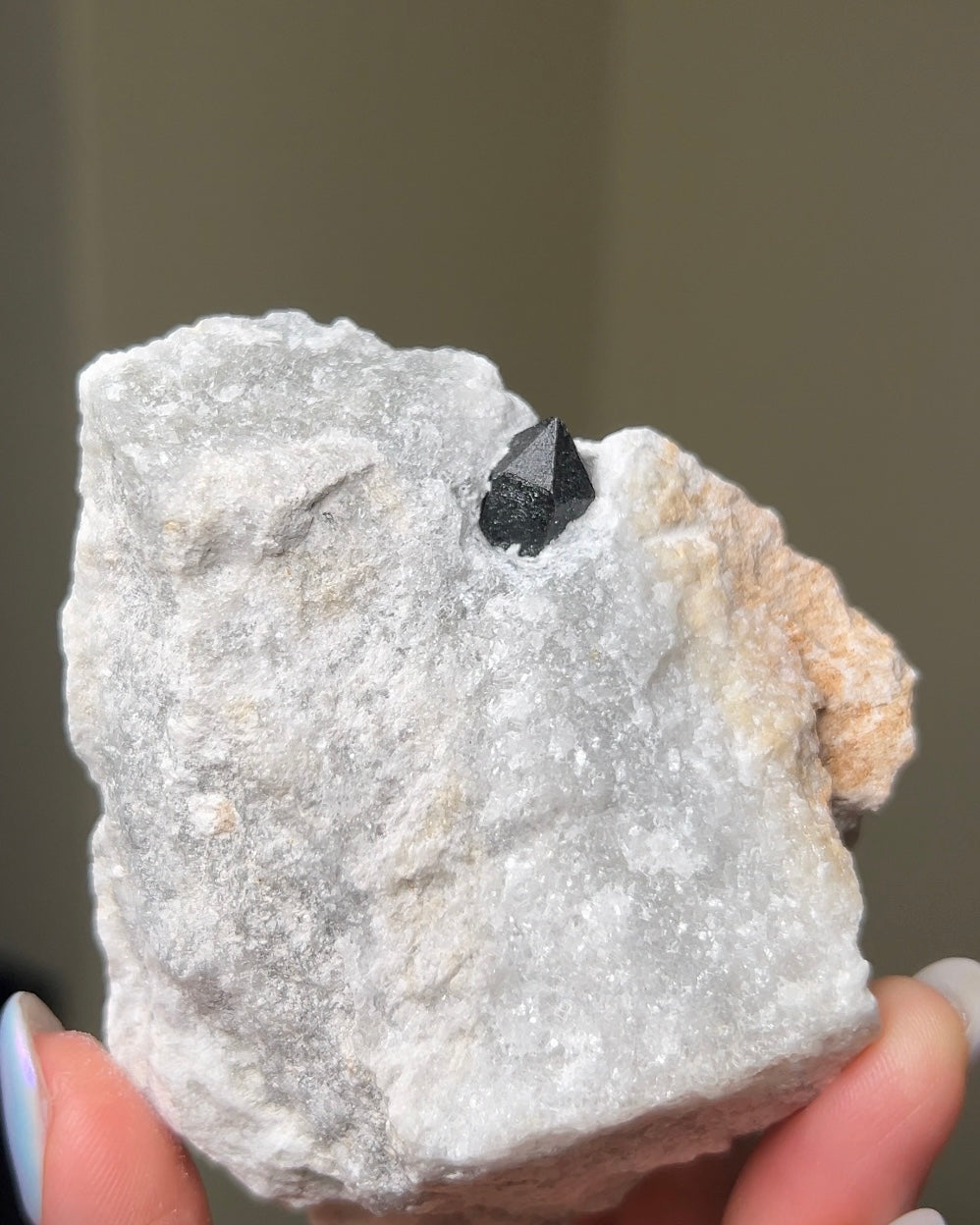 黑水晶硬石膏 - 義大利