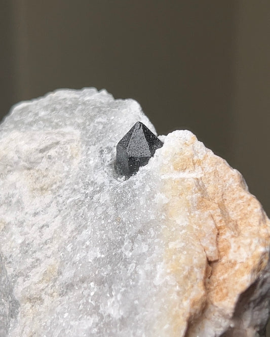 黑水晶硬石膏 - 義大利