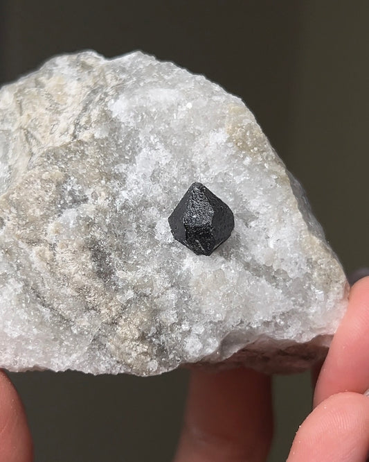 黑水晶硬石膏 - 義大利