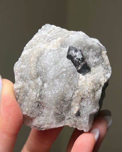 黑水晶硬石膏 - 義大利