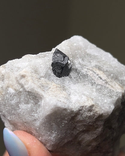 黑水晶硬石膏 - 義大利