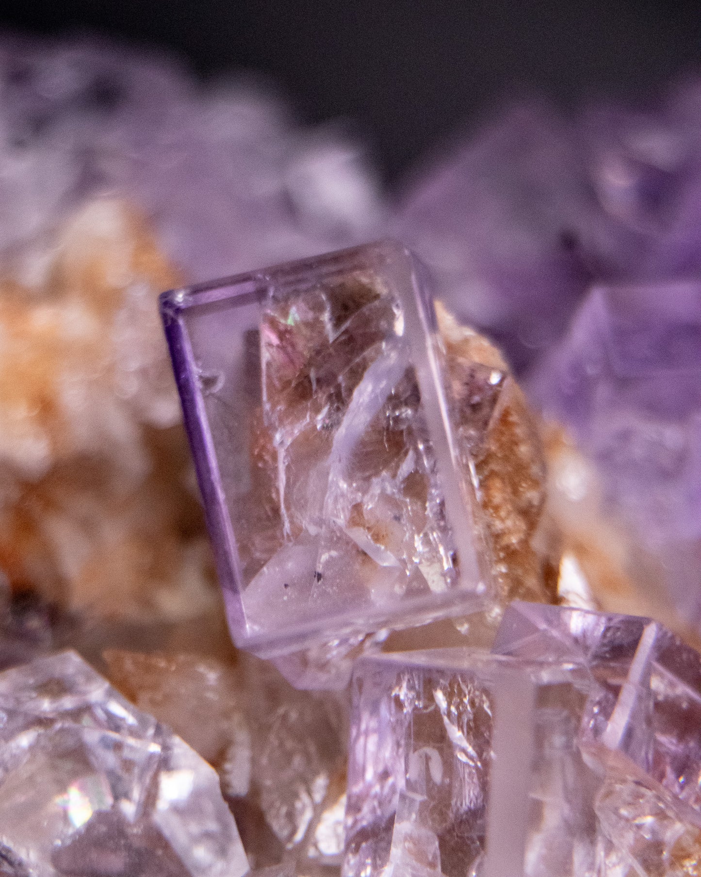 Fluorite from Llamas, Spain