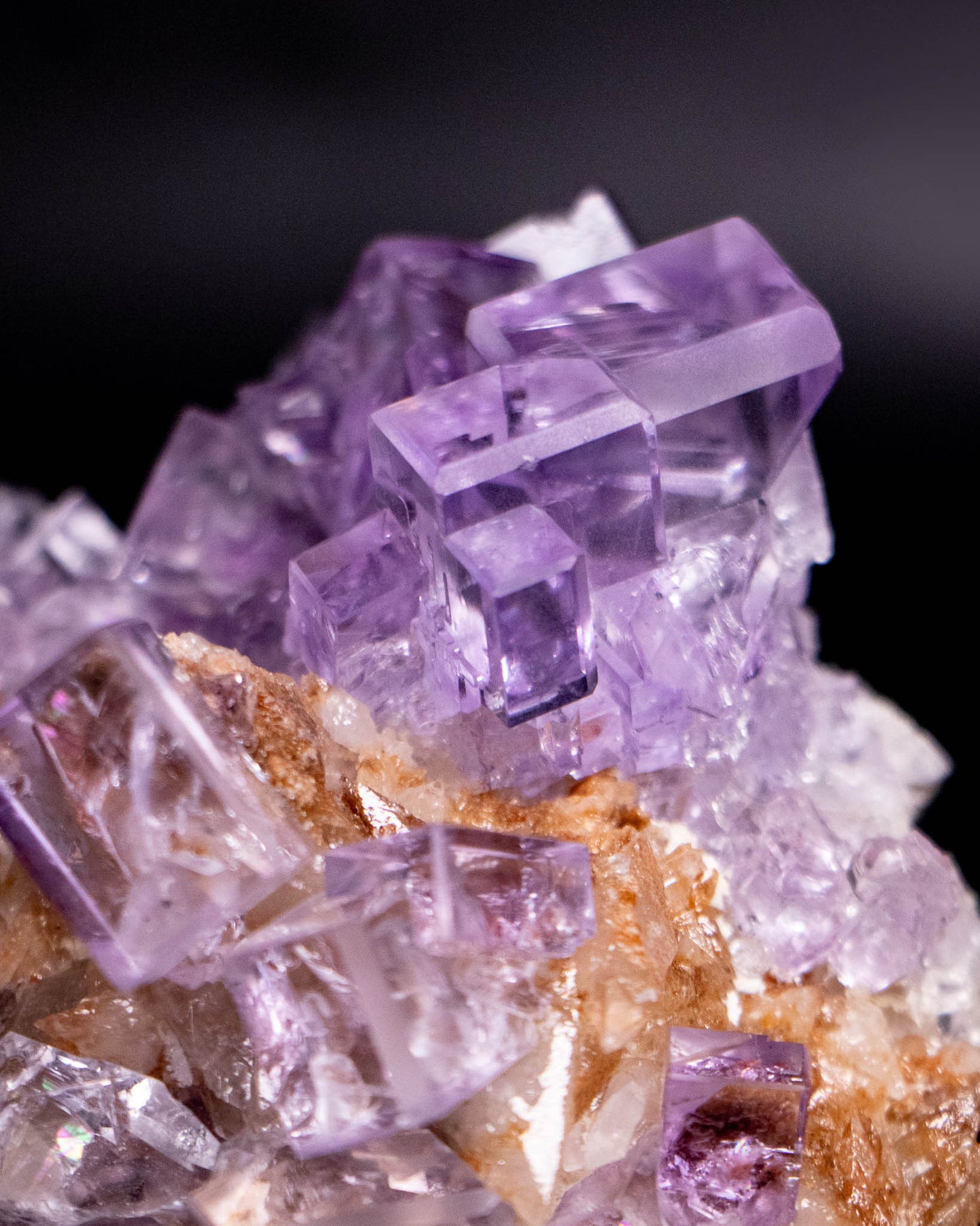 Fluorite from Llamas, Spain