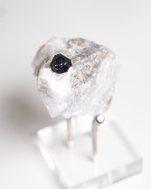 稀有罕見的義大利雙尖黑水晶｜療癒與保護能量