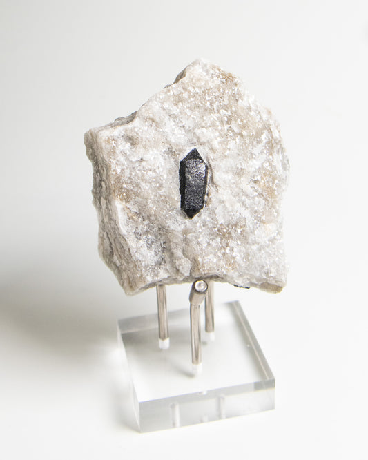 稀有罕見的義大利雙尖黑水晶｜療癒與保護能量