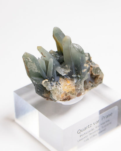 義大利綠水晶Italian Prase Quartz from Elba Island