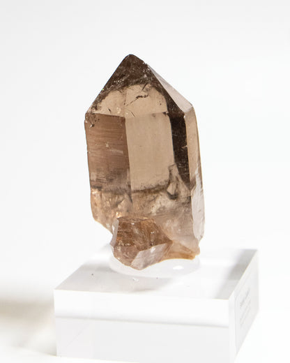 精品波士尼亞煙晶礦標 fine mineral specimen Bosnia Smoky quartz 