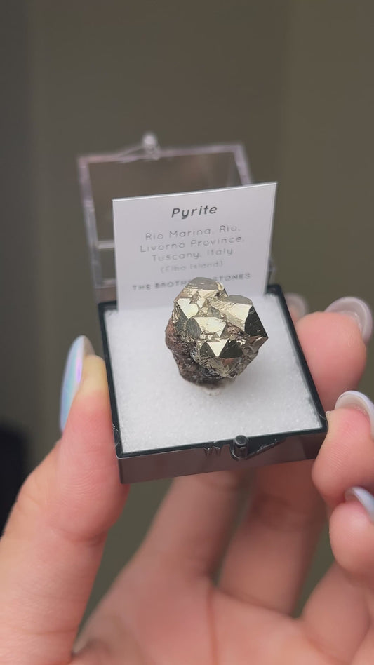 黃鐵礦 - 義大利厄爾巴島