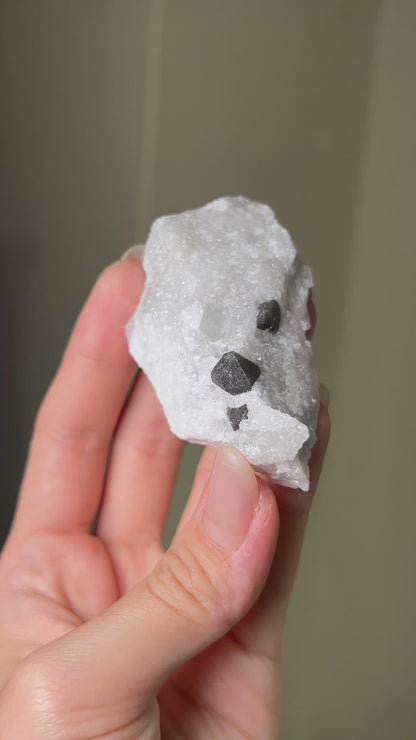 黑水晶硬石膏 - 義大利