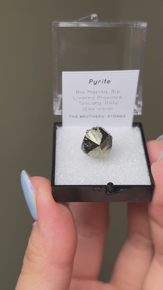 黃鐵礦 - 義大利厄爾巴島