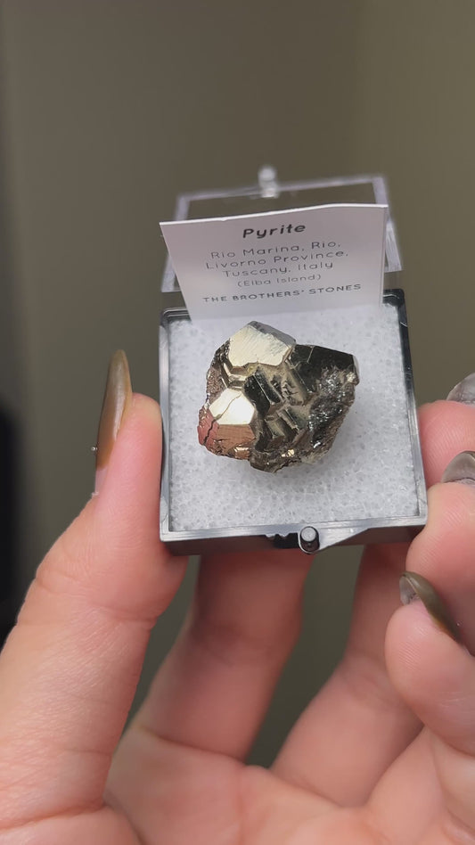 黃鐵礦 - 義大利厄爾巴島