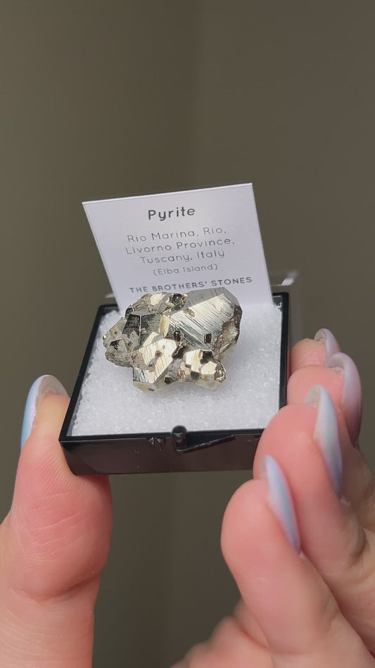 黃鐵礦 - 義大利厄爾巴島